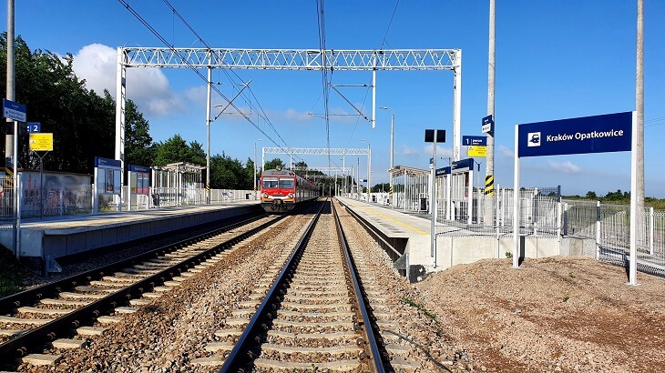 Przystanek Kraków Opatkowice. Fot. PKP PLK